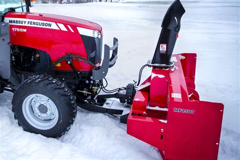 tractor front mount snowblower attachment